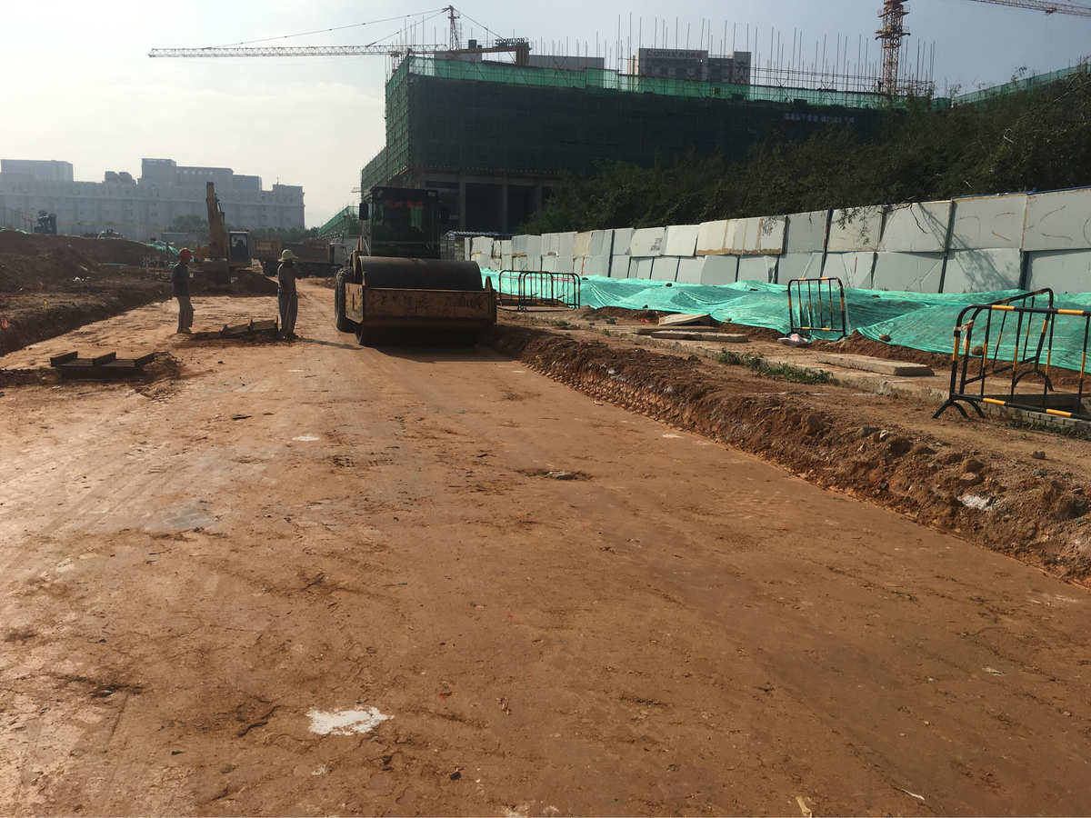 2018年10月22日光科一、二路市政工程工作日報